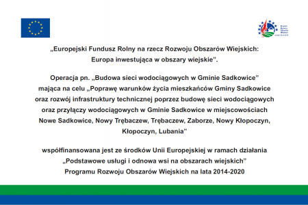 „Europejski Fundusz Rolny na rzecz Rozwoju Obszarów Wiejskich: Europa inwestująca w obszary wiejskie”