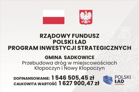 Przebudowa dróg w miejscowościach Kłopoczyn i Nowy Kłopoczyn