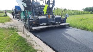 Przebudowa dróg w miejscowościach Bujały i Rokitnica-Kąty.
