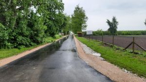 Przebudowa dróg w miejscowościach Bujały i Rokitnica-Kąty.