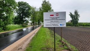 Przebudowa dróg w miejscowościach Bujały i Rokitnica-Kąty.