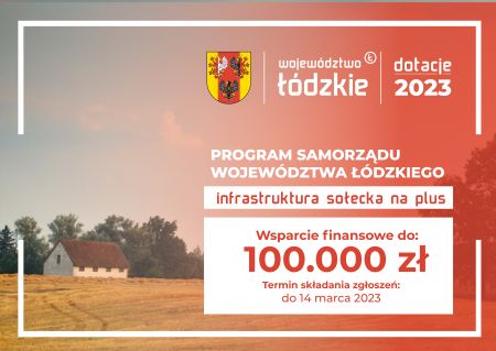 Infrastruktura sołecka na plus (2023) baner